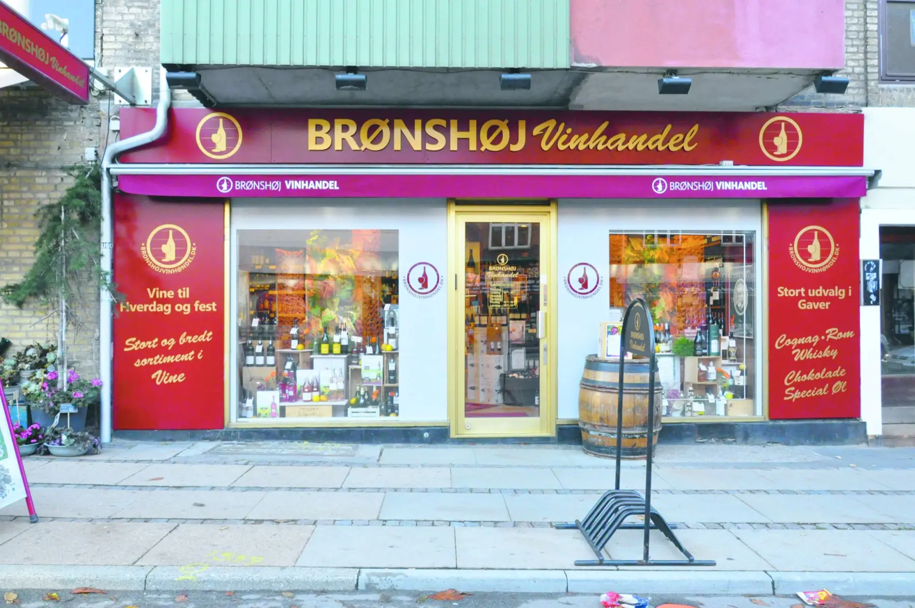 Brønshøj Vinhandels butik på Frederikssundsvej